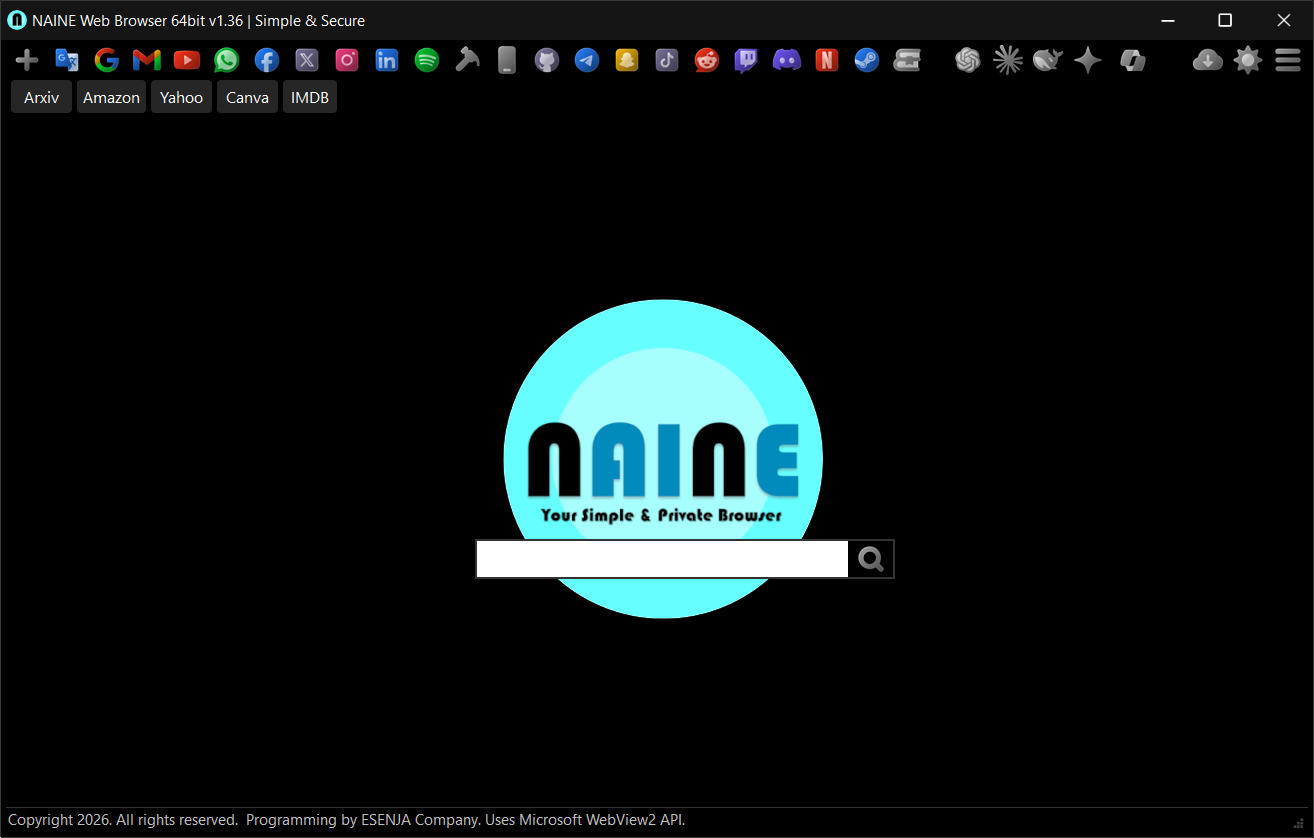 NAINE Dark Screenshot